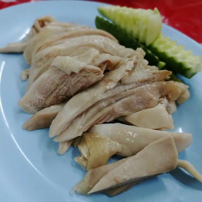 เมนูของร้าน สมชายข้าวมันไก่ตอน (ข้าวมันไก่สมปองเจ้าเก่่า) คลองเตย