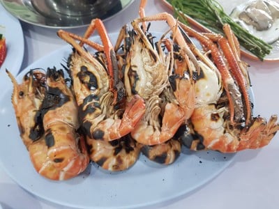 กุ้งเผา