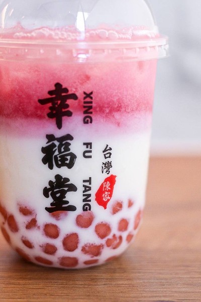 Strawberry Boba Milk
