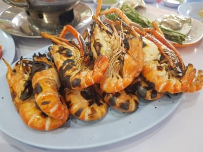 กุ้งเผา