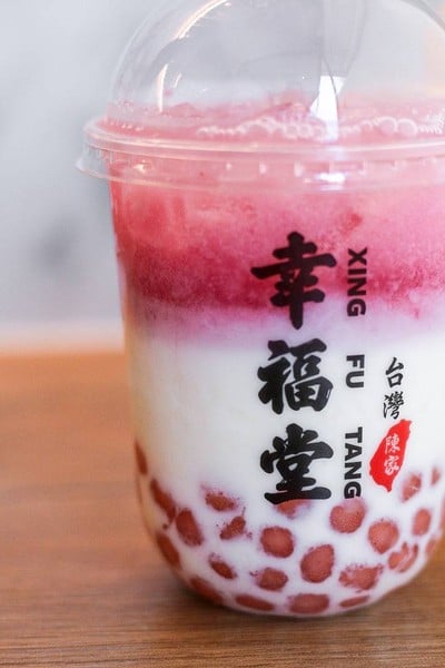 Strawberry Boba Milk