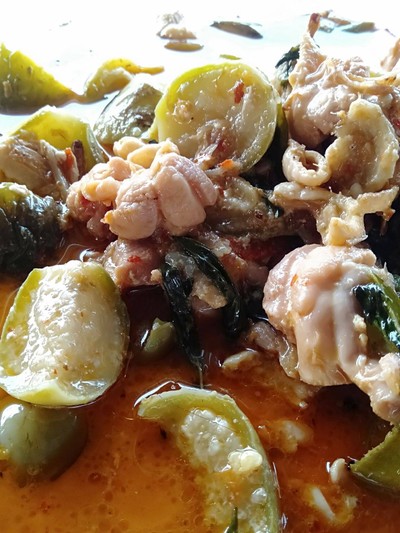 แกงมะเขือไก่