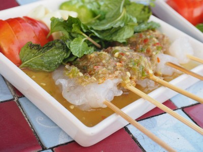 กุ้งแช่น้ำปลา