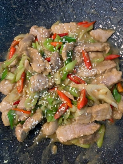 ผัดซอสมิโซะ