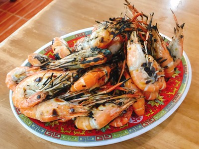 กุ้งใหญ่เผา