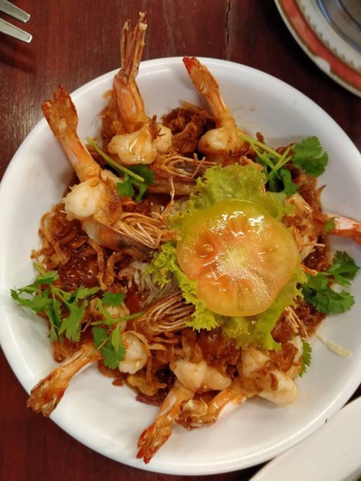 กุ้งทอดซอสมะขาม