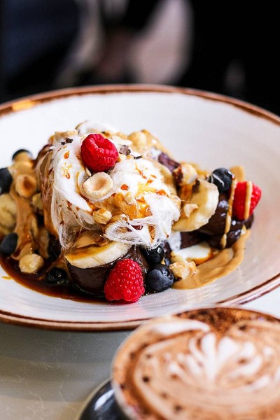 Nutella & Banana Waffles