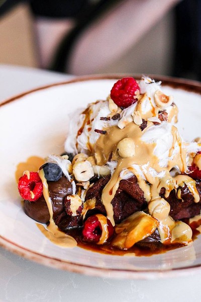 Nutella & Banana Waffles