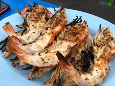 กุ้งเผา