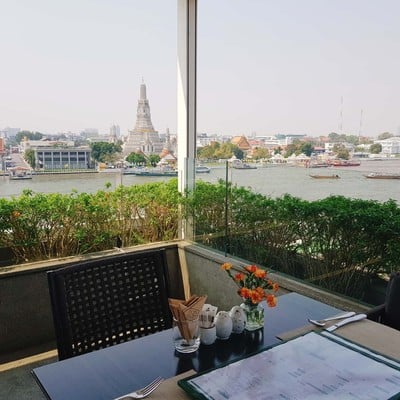 บรรยากาศ Above Riva Riva Arun Bangkok