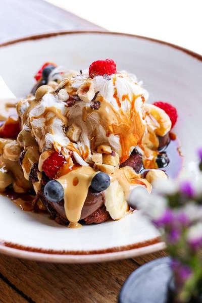 Nutella & Banana Waffles