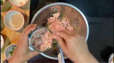 วิธีทำ ลาบปลาทูน่ากระป๋อง🐟