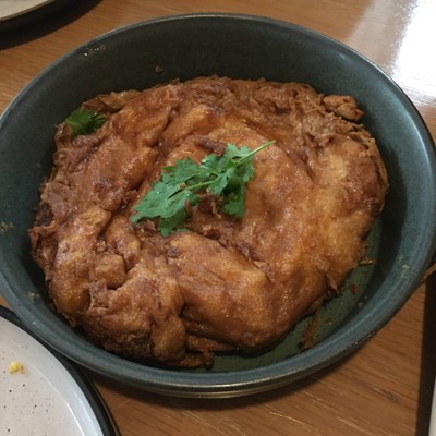 ไข่เจียวหม้อเนื้อปู