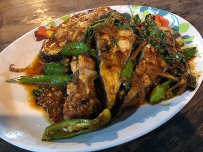 เมนูของร้าน เฟื่องฟ้า ปลาแม่น้ำ