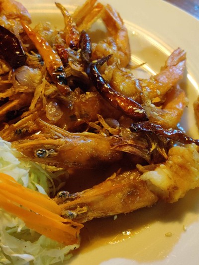 กุ้งซอสมะขาม