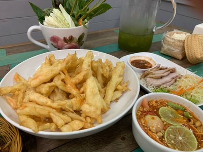 สัมตำทอด