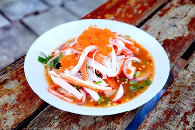 ยำปูอัดวาซาบิ