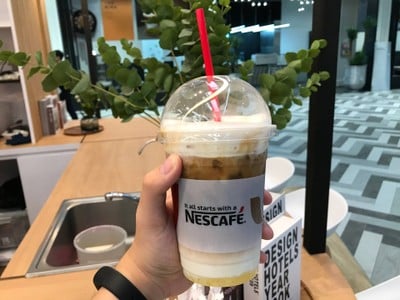 เมนูของร้าน Café Nescafe (คาเฟ่ เนสกาแฟ) สามย่านมิตรทาวน์