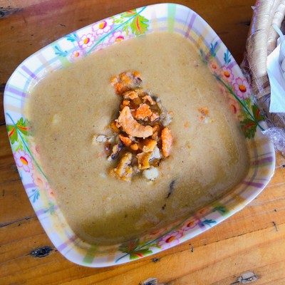 ขนมจีนน้ำยาปู+น้ำยาไข่ปู