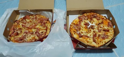 พิซซ่า ฮาวายเอี้ยน ถาดกลาง