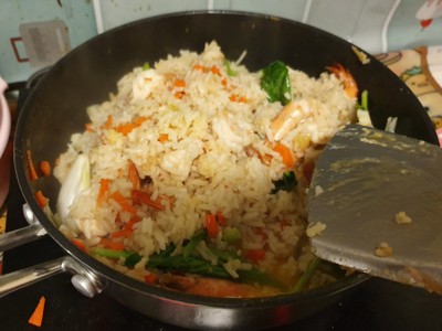 วิธีทำ ข้าวผัดกุ้ง