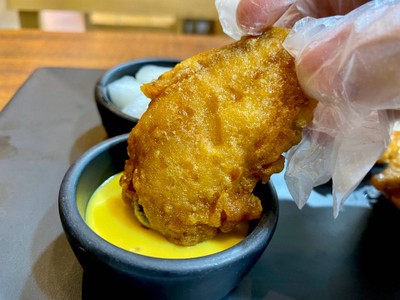 หนังไก่ทอดกรอบ