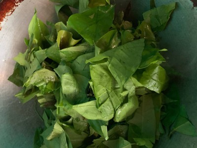 วิธีทำ ผักเหลียงผัดไข่