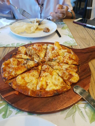 เบบี้พิซซ่าต้มยำกุ้ง