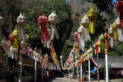 บรรยากาศ วัดถ้ำเชียงดาว