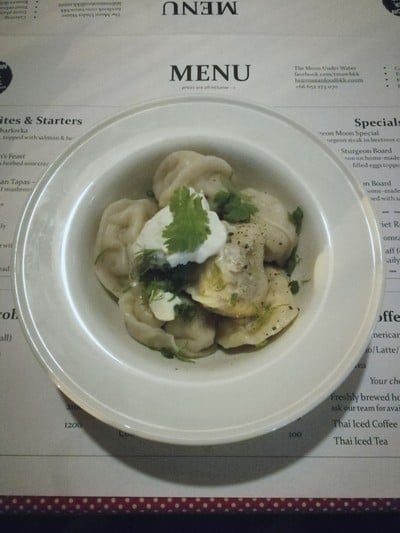 Dumplings with chicken