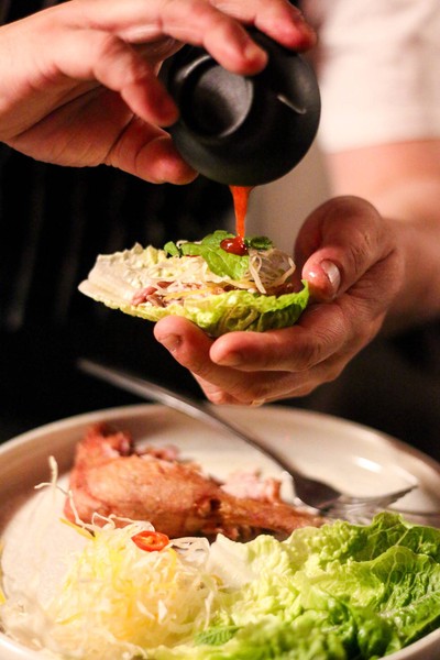 Duck Leg San Choy Bao