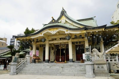 บรรยากาศ namba yasaka shrine