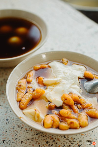 เมนูของร้าน เต้าฮวยไล้เหลี่ยว  สาจากเดิม