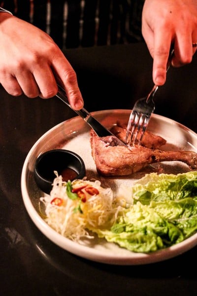 Duck Leg San Choy Bao