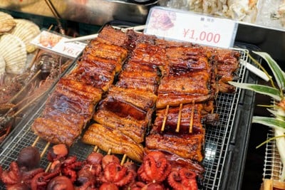 บรรยากาศ Kuromon Ichiba market