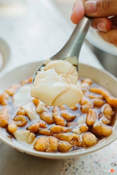 เมนูของร้าน เต้าฮวยไล้เหลี่ยว  สาจากเดิม