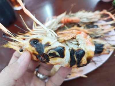กุ้งเผา