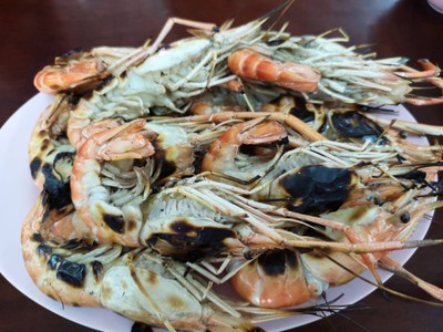 กุ้งเผา