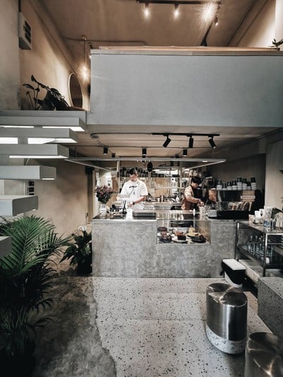 บรรยากาศ Entree Coffee & Brunch บางรัก