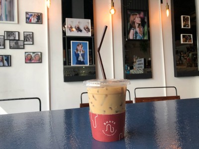 ลาเต้เย็น