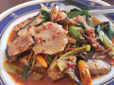 ปลาคังผัดฉ่า