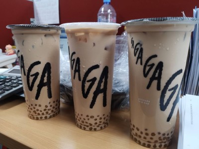 Milk Tea with Honey Drop