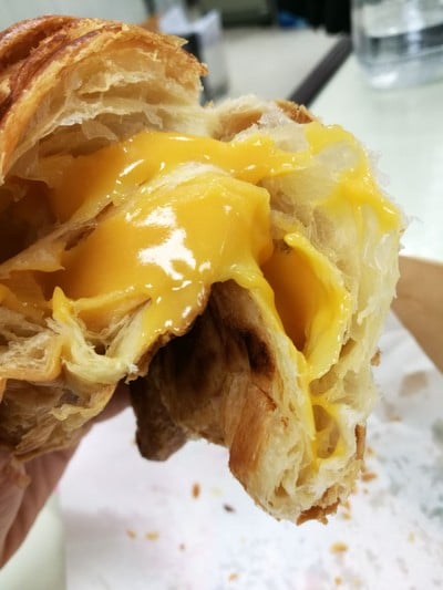SALTED EGG LAVA CROISSANT