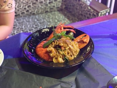 Lobster Pasta w/Garlic Butter & Mexican Chilli