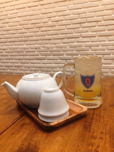 น้ำผึ้งมะนาวโซดา+ชาร้อน