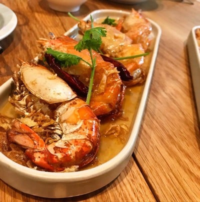 กุ้งซอสมะขาม