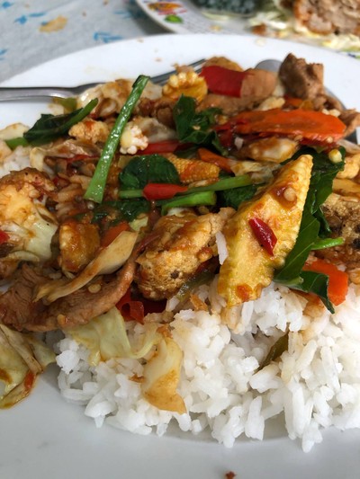 ข้าวผัดผักรวม