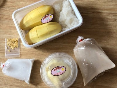 เมนูของร้าน สาลี่ทิพย์ ข้าวเหนียวมะม่วง
