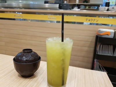 มิโซะซุป+ชาเขียว