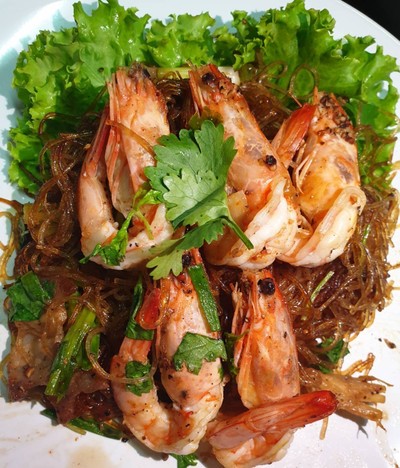 กุ้งอบวุ้นเส้น ชุดเล็ก